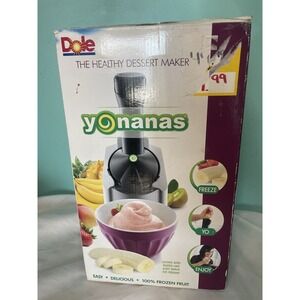 New Yonanas 902 Classic Vegan, Dairy-Free Frozen Fruit Banana Soft Serve Maker